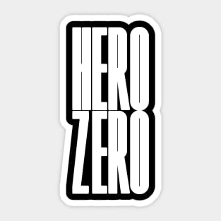 from zero to hero Sticker